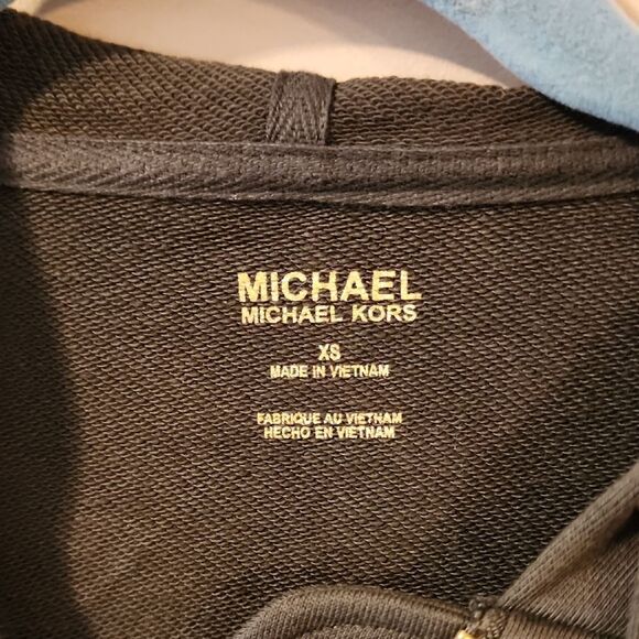 Michael Kors Black Textured Jacket - Picture 2 of 7